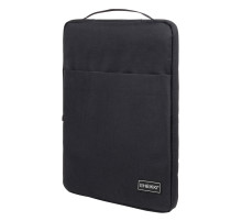 Чехол для ноутбука HEIKKI OPTION 13-14'' (ХЕЙКИ), с ручкой и карманом, черный, 35,5х24х2,5 см, 272599