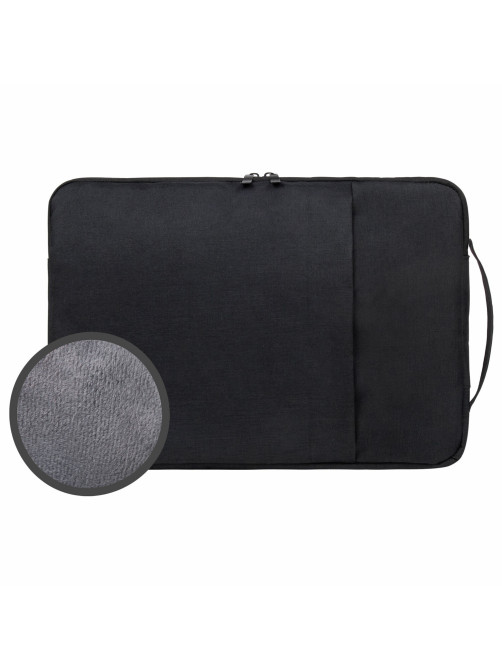Чехол для ноутбука HEIKKI OPTION MAX 15,6'' (ХЕЙКИ), с ручкой и карманом, черный, 39х27х3 см, 272602