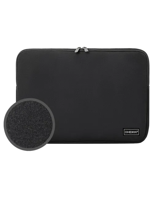 Чехол для ноутбука HEIKKI SLIM 15,6'' (ХЕЙКИ), неопрен, Case, черный, 26х37х2,5 см, 272605