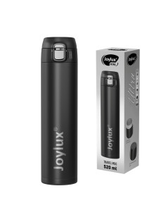 Термокружка 520 мл JOYLUX (ДЖОЙЛЮКС) ULTRA BLACK, нержавеющая сталь SUS304, черный матовый, 700277