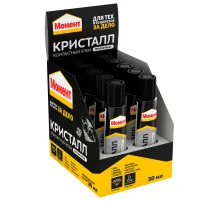 Клей универсальный МОМЕНТ Кристалл, 30 мл, в шоу-боксе, 873873