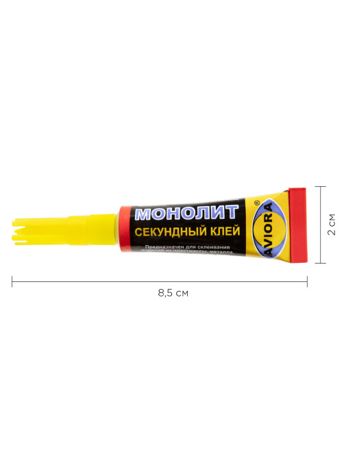 Клей моментальный МОНОЛИТ, 3 г, отрывная мультикарта, 403-001