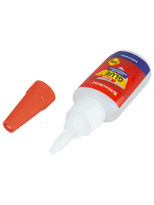 Клей моментальный ультрапрочный суперклей BRAUBERG EXTRA, 20 г, МАКСИМАЛЬНЫЙ ОБЪЕМ, 608101