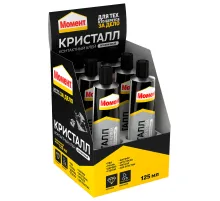Клей универсальный МОМЕНТ Кристалл, 125 мл, в шоу-боксе, 873867