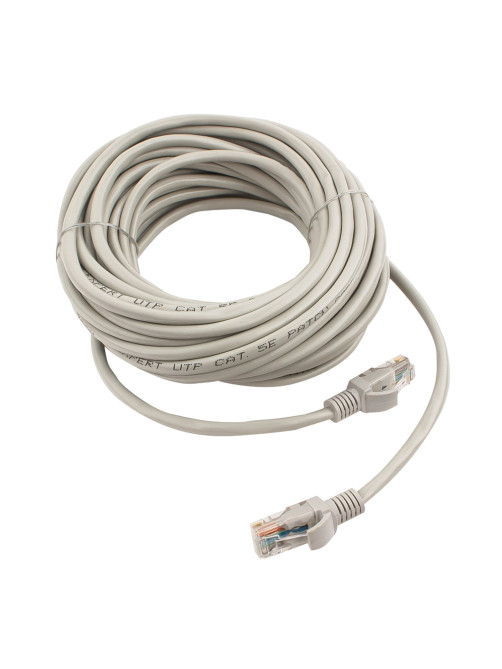Кабель (патч-корд) UTP 5Е категория, RJ-45, 10 м, CABLEXPERT, для подключения по локальной сети LAN, PP12-10M