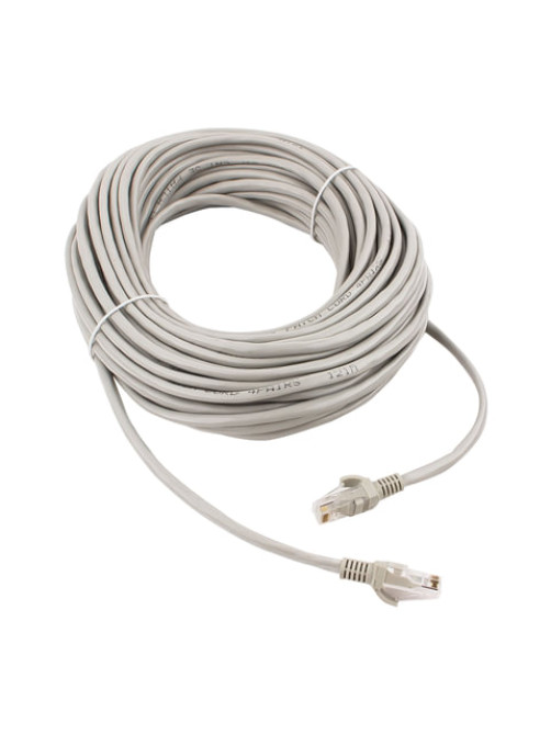 Кабель (патч-корд) UTP 5Е категория, RJ-45, 20 м, CABLEXPERT, для подключения по локальной сети LAN, PP12-20M