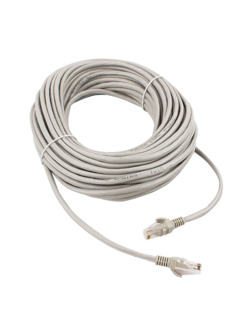 Кабель (патч-корд) UTP 5Е категория, RJ-45, 20 м, CABLEXPERT, для подключения по локальной сети LAN, PP12-20M