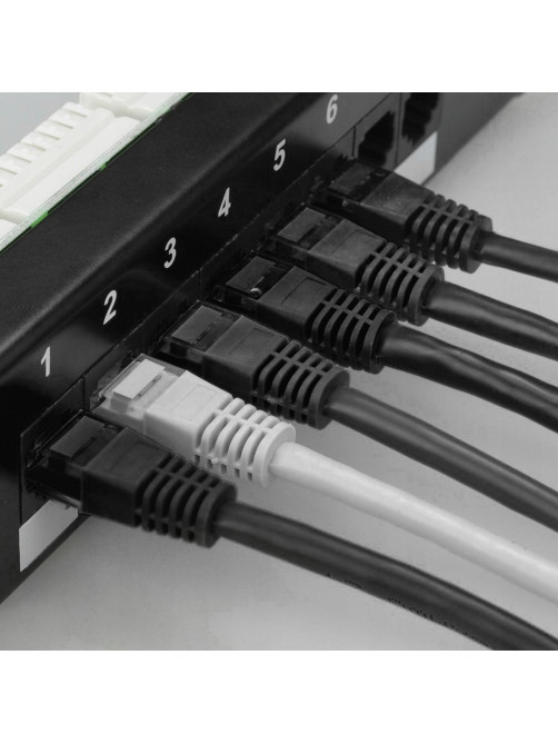 Кабель (патчкорд) UTP 5E категория, RJ-45, 1 м, SONNEN, для подключения Интернета по локальной сети LAN, 513122