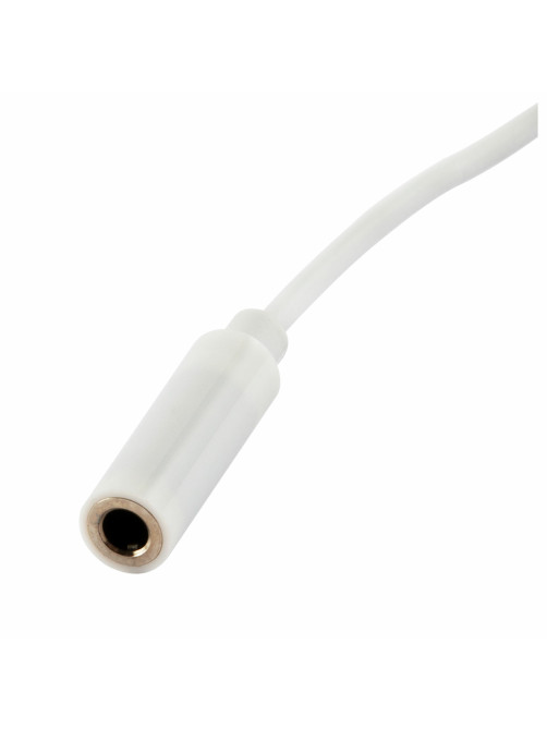 Переходник для наушников с Type-C на AUX (MINI JACK 3.5 мм), MB mObility, белый, УТ000025651