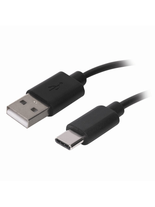 Кабель USB 2.0 – Type-C, 1 м, SONNEN, медь, для передачи данных и зарядки, черный, 513117