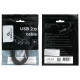 Кабель USB 2.0 AM-AM, 1,8 м, CABLEXPERT, двойной экран, медь, Pro, черный, пакет, CCP-USB2-AMAM-6
