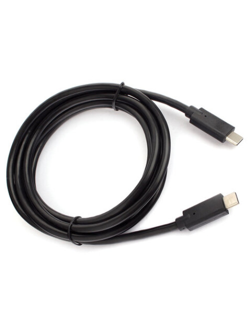 Кабель USB 3.1 Type-C-Type-C, 1,8 м, CABLEXPERT, 5 А, 100 Вт, PD/QC3.0, медь, черный, CCP-USB3.1-CMCM2-1.8M