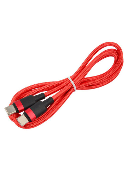 Кабель Type-C – Type-C, 60 Вт, 1 м, VIXION PRO VX-22c, для зарядки и передачи данных, красный, 02717, БП-00000946