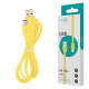 Кабель силиконовый USB – Type-C, 1 м, VIXION PRO VX-12c, для зарядки и передачи данных, желтый, 03035, БП-00000961
