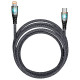 Кабель Type-C - Lightning, 1 м, 3 А, SMARTBUY, для быстрой зарядки и передачи данных, черный, PDTRANSP-BLACK