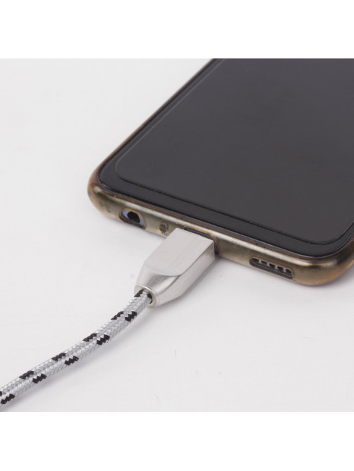 Кабель USB 2.0 – micro USB, 1 м, SONNEN Premium, медь, передача данных и быстрая зарядка, 513125