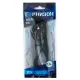 Кабель USB 2.0 AM-BM, 1,8 м, ГАРНИЗОН, медь, черный, пакет, GCC-USB2-AMBM-1.8M, 14371