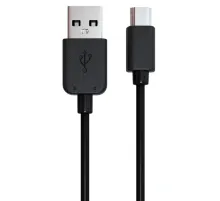 Кабель USB – micro USB 2.0, 1 м, RED LINE, для подключения портативных устройств и периферии, черный, УТ000002814