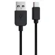 Кабель USB – micro USB 2.0, 1 м, RED LINE, для подключения портативных устройств и периферии, черный, УТ000002814