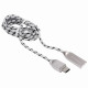 Кабель USB 2.0 – Type-C, 1 м, SONNEN Premium, медь, передача данных и быстрая зарядка, 513127
