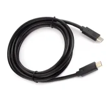 Кабель USB 3.1 Type-C-Type-C, 1,8 м, CABLEXPERT, 5 А, 100 Вт, PD/QC3.0, медь, черный, CCP-USB3.1-CMCM2-1.8M