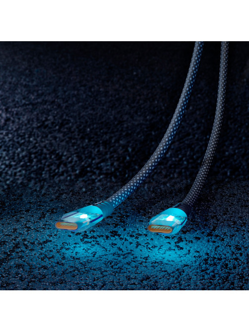 Кабель Type-C - Type-C, 1 м, 3 А, SMARTBUY, для быстрой зарядки и передачи данных, черный, FCTRANSP-BLACK