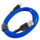 Кабель USB – Type-C, 1 м, VIXION PRO VX-07c, для зарядки и передачи данных, синий, 01246, БП-00000907
