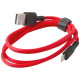 Кабель USB – Lightning 8 pin, 1 м, VIXION PRO VX-07i, для зарядки и передачи данных, красный, 01192, БП-00000910