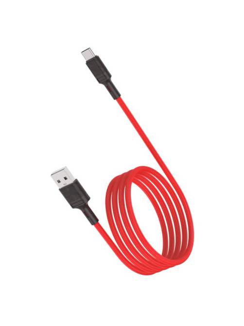 Кабель USB – Type-C, 1 м, VIXION PRO VX-07c, для зарядки и передачи данных, красный, 01239, БП-00000906