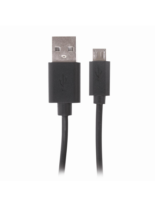 Кабель USB 2.0 – micro USB, 1 м, SONNEN, медь, для передачи данных и зарядки, черный, 513115