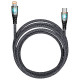 Кабель Type-C - Lightning, 1 м, 3 А, SMARTBUY, для быстрой зарядки и передачи данных, черный, PDTRANSP-BLACK