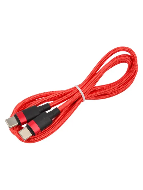 Кабель Type-C – Type-C, 60 Вт, 1 м, VIXION PRO VX-22c, для зарядки и передачи данных, красный, 02717, БП-00000946