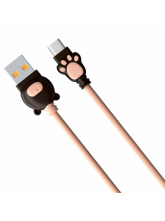 Кабель USB2.0 – Type-C, 1 м, mObility, лапки, ассорти, УТ000037512