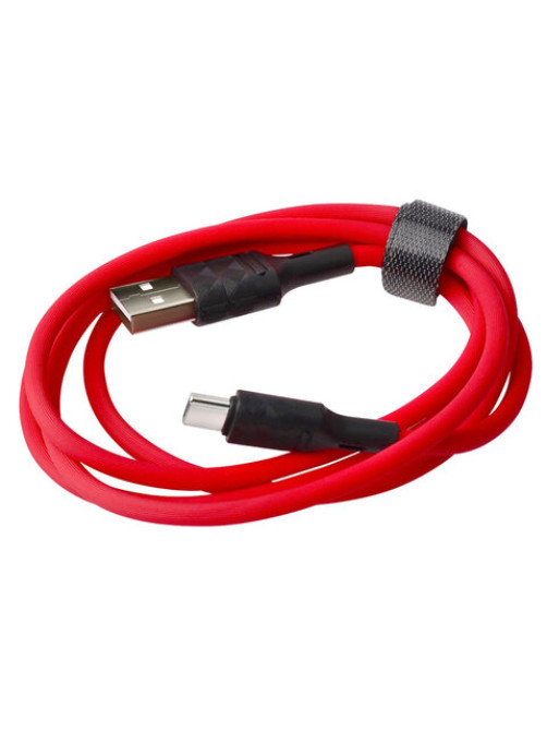 Кабель USB – Type-C, 1 м, VIXION PRO VX-07c, для зарядки и передачи данных, красный, 01239, БП-00000906