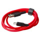 Кабель USB – Type-C, 1 м, VIXION PRO VX-07c, для зарядки и передачи данных, красный, 01239, БП-00000906