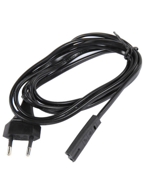 Кабель питания УНИВЕРСАЛЬНЫЙ для аудио и видеотехники C7 (2 pin), SONNEN, 1,8 м, черный, 513564