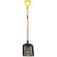 Лопата совковая из рельсовой стали ГРАНДМАСТЕР, 23х28 см, высота 130 см, деревянный черенок, 606554