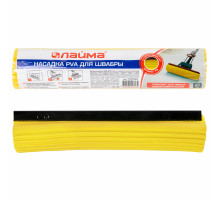 Насадка МОП для швабры самоотжимной роликовой, PVA 27 см, желтая, LAIMA, 603599