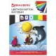 Картон цветной А4 немелованный (матовый), 8 листов 8 цветов, в папке, BRAUBERG, 200х290 мм, 