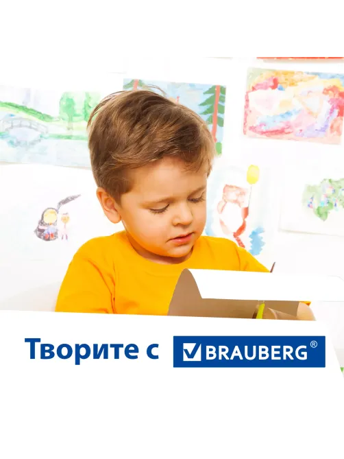 Картон для подшивки документов А4, немелованный, 100 листов, 260 г/м2, BRAUBERG, 210х297 мм, 124877