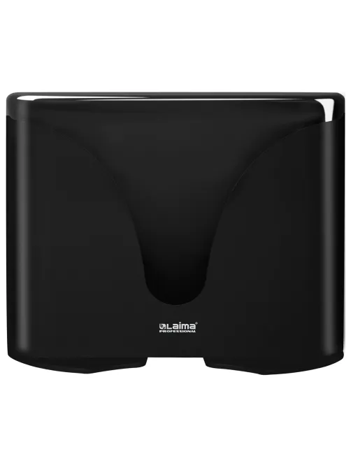 Диспенсер для полотенец EXTRA LAIMA PROFESSIONAL, (Система H2), Z-сложения, черный, ABS-пластик, 609473