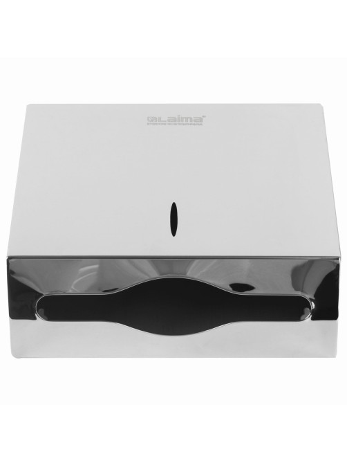Диспенсер для полотенец LAIMA PROFESSIONAL INOX, (Система H2) Z-сложения, нержавеющая сталь, зеркальный, 605695