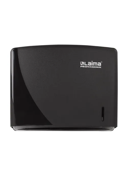 Диспенсер для полотенец LAIMA PROFESSIONAL ORIGINAL (Система H3), V-сложения, черный, ABS, 605762