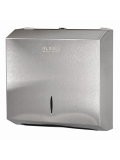 Диспенсер для полотенец LAIMA PROFESSIONAL INOX, (Система H2) Z-сложения, нержавеющая сталь, матовый, 605694
