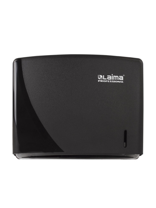 Диспенсер для полотенец LAIMA PROFESSIONAL ORIGINAL (Система H2), Z-сложения, черный, ABS-пластик, 605760