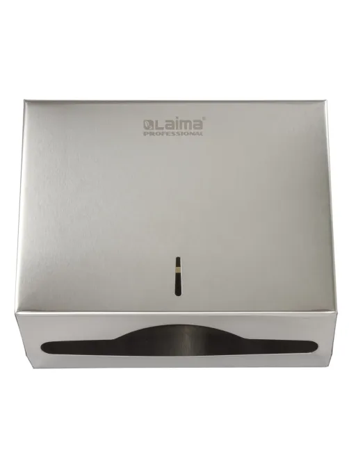 Диспенсер для полотенец LAIMA PROFESSIONAL BASIC (H2) Z-сложения, нержавеющая сталь, матовый, 605050