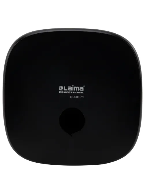 Диспенсер для туалетной бумаги LAIMA PROFESSIONAL PREMIUM BLACK (Система T2), малый, черный, ABS-пластик, 609521