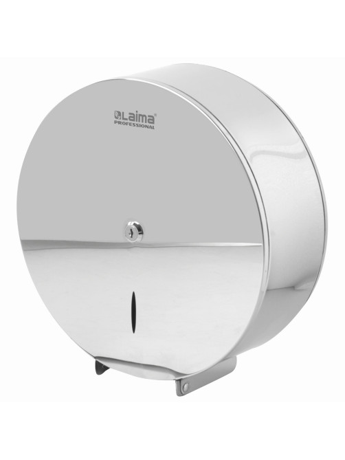 Диспенсер для туалетной бумаги LAIMA PROFESSIONAL INOX, (Система T1) БОЛЬШОЙ, нержавеющая сталь, зеркальный, 605701