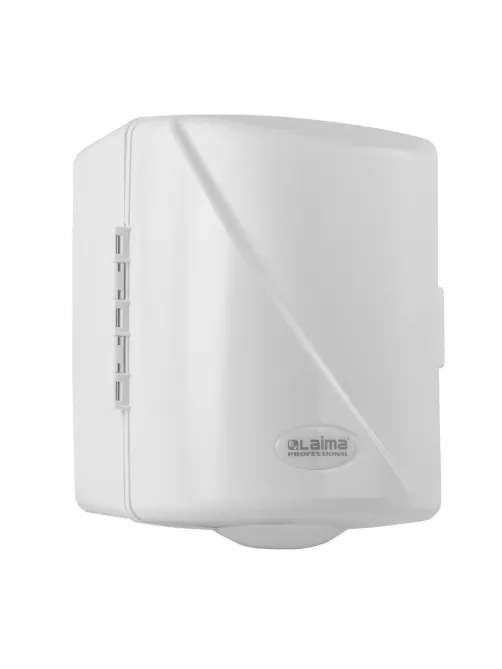 Диспенсер для полотенец с центральной вытяжкой LAIMA PROFESSIONAL ORIGINAL (Система М1/M2), белый, ABS-пластик, 605763