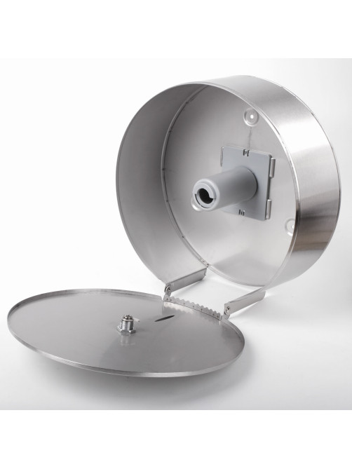 Диспенсер для туалетной бумаги LAIMA PROFESSIONAL INOX, (Система T1) БОЛЬШОЙ, нержавеющая сталь, матовый, 605700